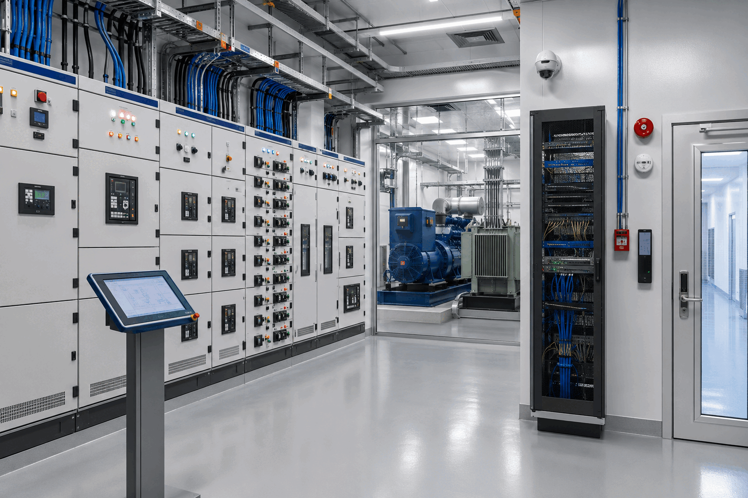 Electrical control panel and low-voltage systems